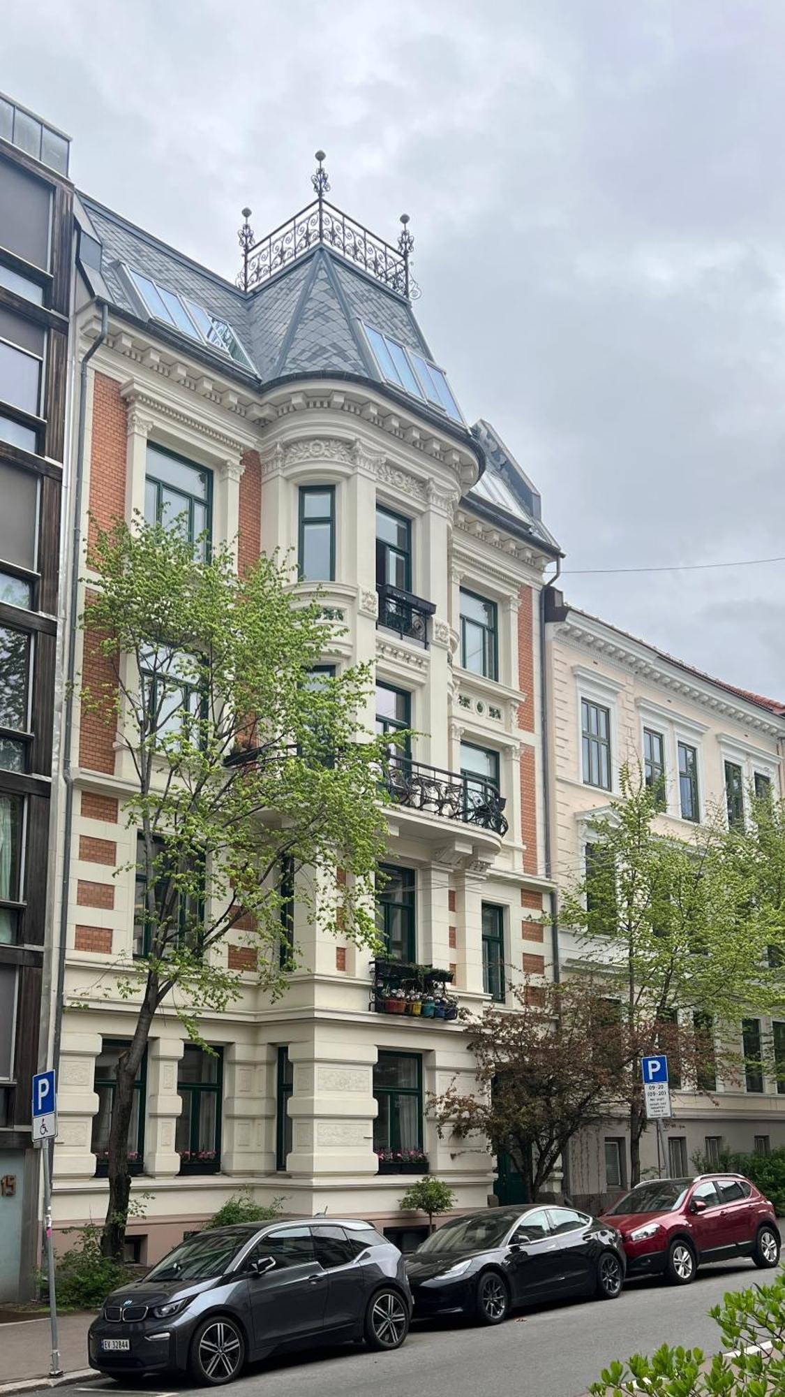 Elegant & Quiet Apartment In Historic House - Prime Location In Oslo West Buitenkant foto
